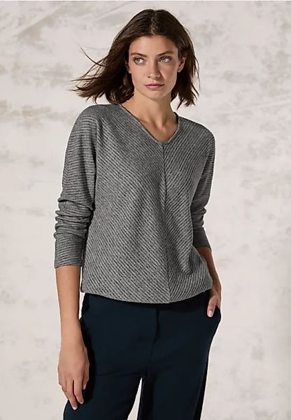Melange-Look Ottoman Shirt günstig online kaufen