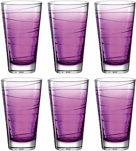 LEONARDO Longdrinkglas »VARIO STRUTTURA«, (Set, 6 tlg.), 280 ml, 6-teilig günstig online kaufen