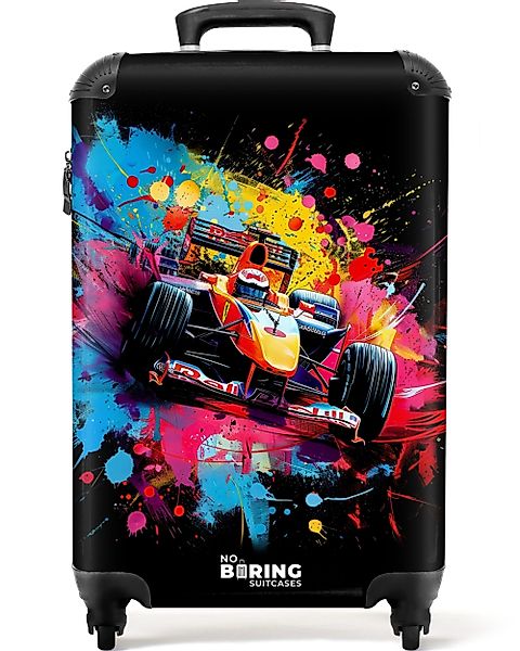 NoBoringSuitcases.com© Hartschalen-Trolley Formel-1-Auto mit Graffiti 55x35 günstig online kaufen