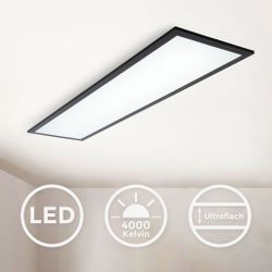 B.K.Licht Deckenleuchte LED Panel Schwarz Decke günstig online kaufen