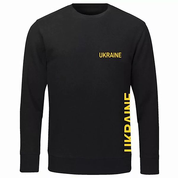 multifanshop Sweatshirt Ukraine - Brust & Seite - Pullover günstig online kaufen