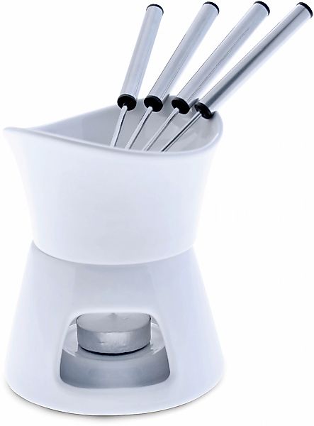 SWISSMAR Fondue "Glow" für Schokolade, 280 ml, inkl. 4 Fonduegabeln günstig online kaufen