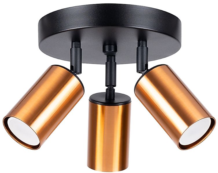 SOLLUX lighting Deckenstrahler »Plafond WINX 3P« für Leuchtmittel 3 x GU10 günstig online kaufen