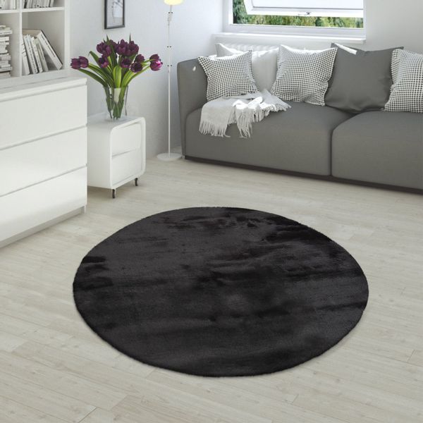 Paco Home Fellteppich "Rabbit 780" rund 26 mm Höhe Kunstfell, Kaninchenfell günstig online kaufen
