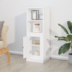 vidaXL Highboard Highboard Hochglanz-Weiß 36x35,5x103,5 cm günstig online kaufen