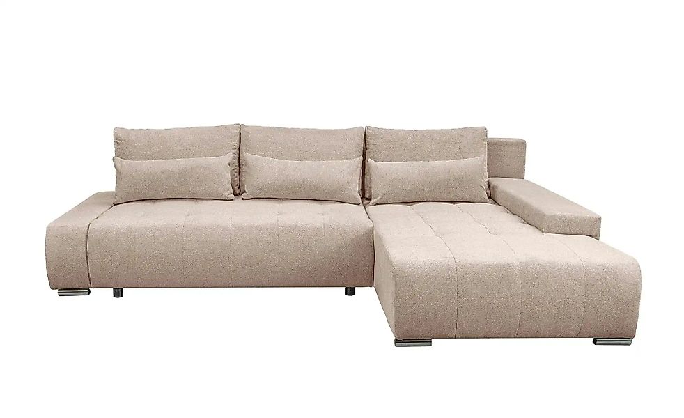 Ecksofa  Bloom ¦ beige ¦ Maße (cm): B: 267 H: 85 Polstermöbel > Sofas > Eck günstig online kaufen
