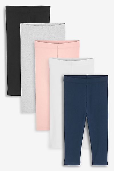Next Leggings Leggings aus Baumwolle (5-tlg) günstig online kaufen