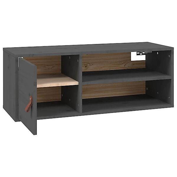 vidaXL Regal Wandschrank Grau 80x30x30 cm günstig online kaufen