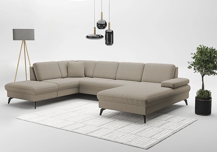 sit&more Wohnlandschaft "Morris Jubi U-Form, B: 300 cm" mit Armteilfunktion günstig online kaufen