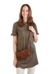 Cluty Abendtasche echt Leder, Made in Italy günstig online kaufen