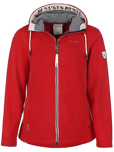 Dry Fashion Fleecejacke Norden Damen Jacke Norden mit Kapuze - Windabweisen günstig online kaufen