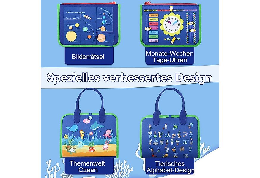 CLTYQ Lernspielzeug Busy Board Montessori-Spielzeug für Kleinkinder, Beschä günstig online kaufen