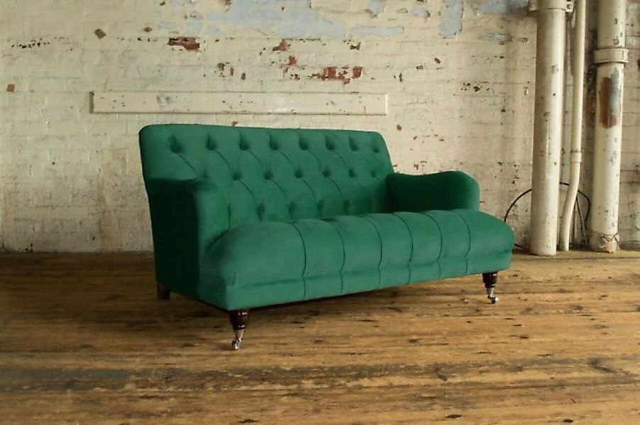 JVmoebel Chesterfield-Sofa, Chesterfield Zweisitzer Polstermöbel luxus Desi günstig online kaufen