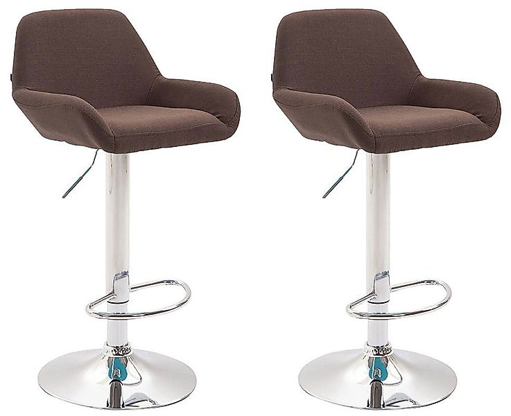 CLP Barhocker Braga Stoff (2er Set, günstig online kaufen