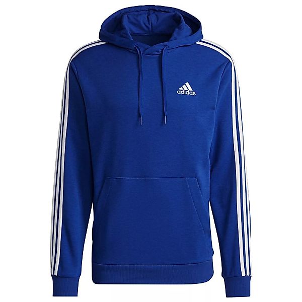 Adidas 3 Stripes Ft Kapuzenpullover S Bold Blue / White günstig online kaufen