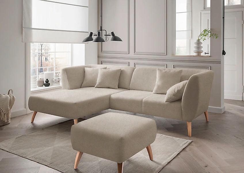 INOSIGN Ecksofa »Colori Polstermöbel mit zeitlos eleganter Rückenführung. L günstig online kaufen