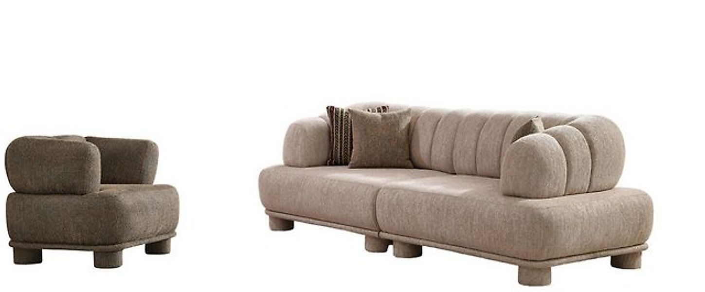 Villa Möbel Polstergarnitur Ephora, (2-tlg), mit Relax-/Bettfunktion durch günstig online kaufen