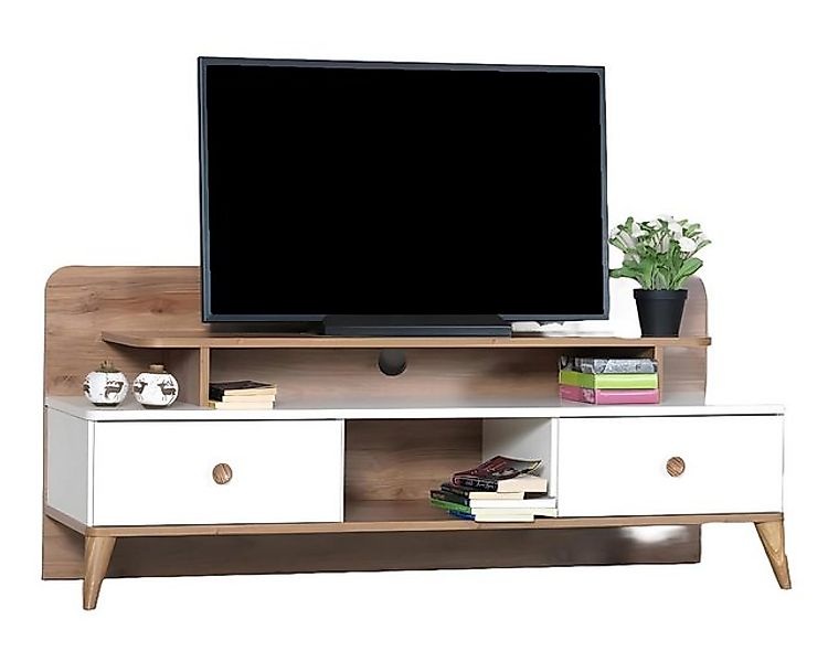 JVmoebel TV-Schrank Möbel TV Ständer Wohnzimmer Einrichtung Braun Design Ei günstig online kaufen