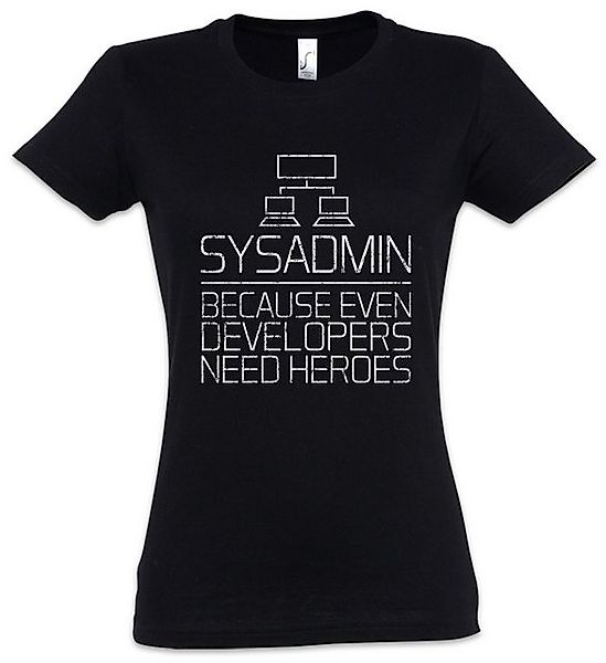 Urban Backwoods Print-Shirt Sysadmin Because Even Developers Need Heroes Da günstig online kaufen