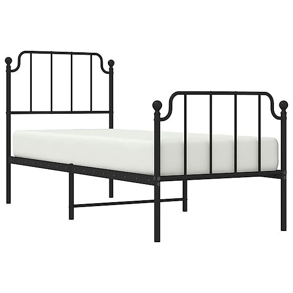 vidaXL Bett Bettgestell mit Kopf- und günstig online kaufen