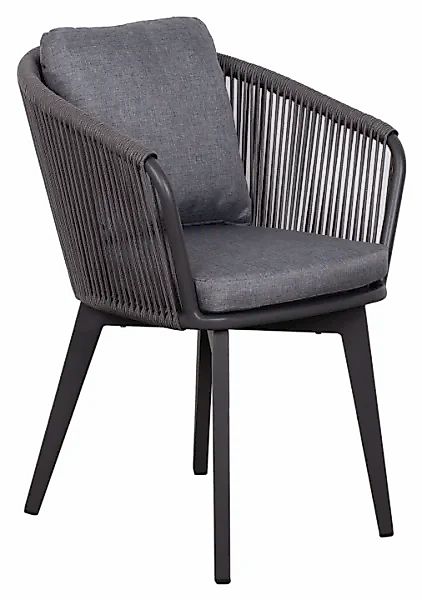Diningsessel Cadiz Rope mit Kissen light grey günstig online kaufen