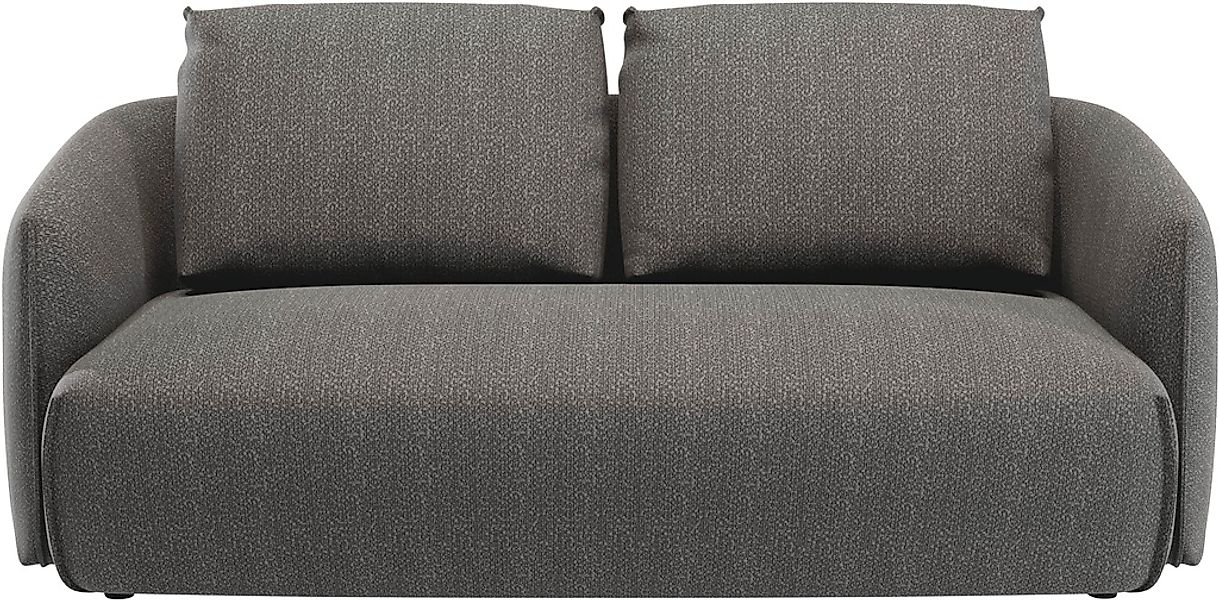 TRENDMANUFAKTUR 2-Sitzer "Shawn Designsofa, elegant geschwungen Armlehnen, günstig online kaufen