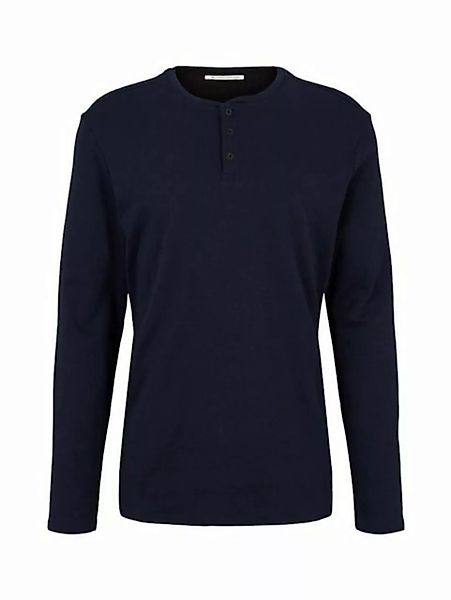TOM TAILOR Longsleeve Shirt Henley Langarmshirt günstig online kaufen
