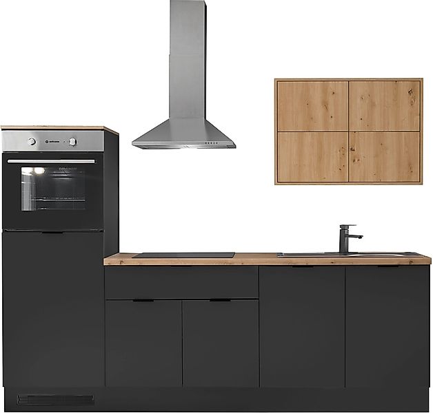 KOCHSTATION Küchenzeile "KS-Georgia, mit 38mm starker Arbeitsplatte", Breit günstig online kaufen
