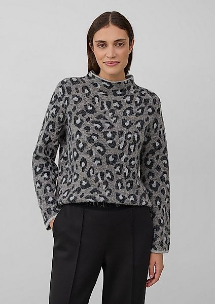 s.Oliver Longpullover Strickpullover Relaxed-Fit-Pullover aus Alpaka-Wollmi günstig online kaufen