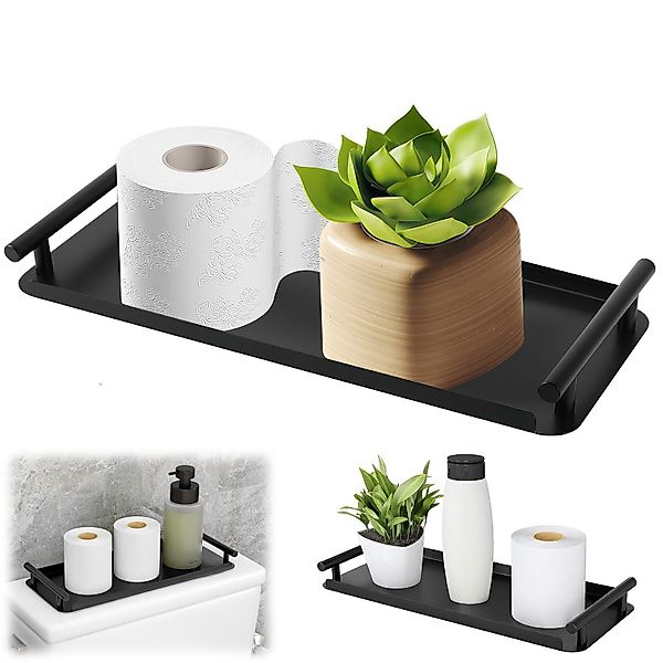 BlingBin Dekotablett Toilettenpapierkorb Badezimmertablett Metall Deko günstig online kaufen