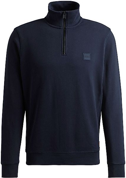 BOSS Zetrust Halfzip Pullover Navy - Größe XL günstig online kaufen
