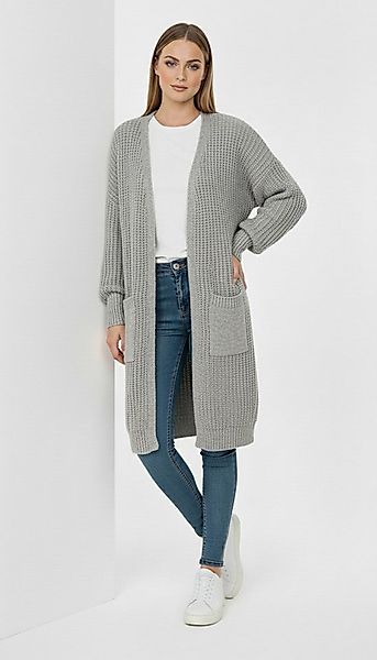 Kendindza Collection Cardigan Cardigan Damen Knielang Oversize Strickjacke günstig online kaufen