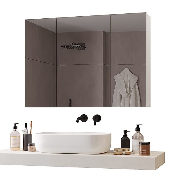 MSMASK Spiegelschrank Badschrank mit Spiegel und günstig online kaufen