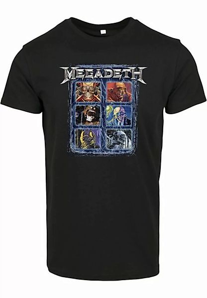 Merchcode Kurzarmshirt Merchcode Herren Megadeth Heads Grid Tee (1-tlg) günstig online kaufen