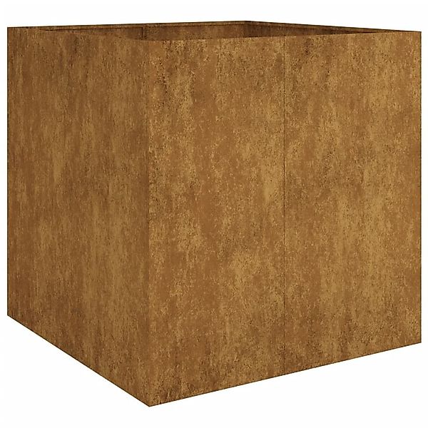 vidaXL Pflanzkübel, Pflanzkasten 80x80x80 cm Cortenstahl günstig online kaufen