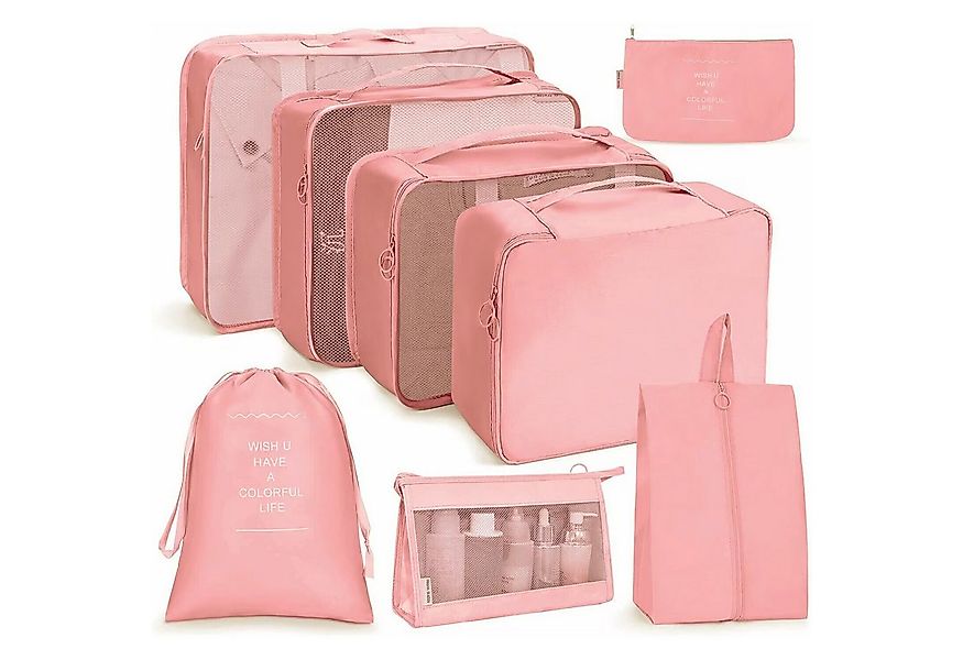 Coonoor Kofferorganizer 8 Teilige Packing Cubes Kleidertaschen Koffer Organ günstig online kaufen