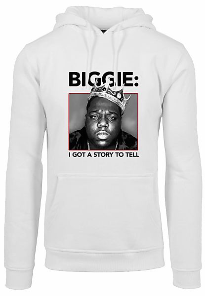 MisterTee Kapuzensweatshirt "MisterTee Herren Biggie Crown Hoody" 1 Stk. tl günstig online kaufen