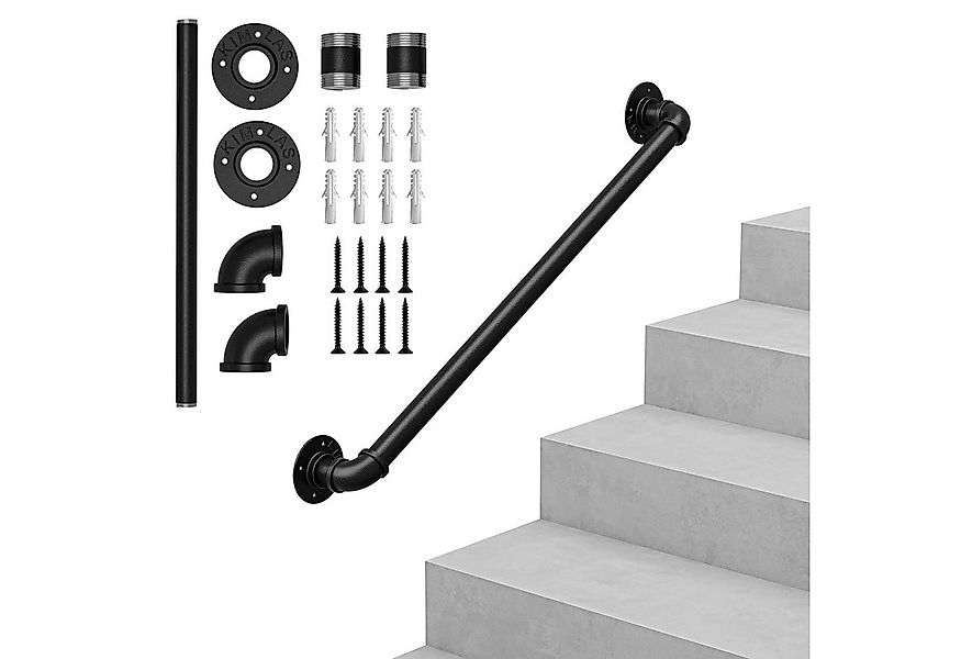 Dripex Treppengeländer Handlauf Geländer Wandhandlauf Innen und Außen, 90 c günstig online kaufen