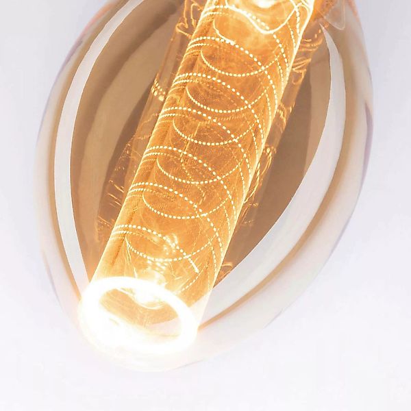 LED-Lampe E27 B75 4W Inner Glow Spiralmuster günstig online kaufen