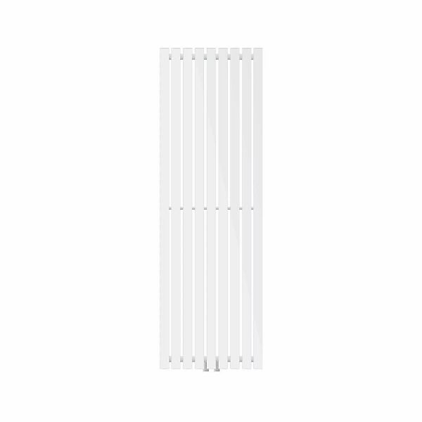 LuxeBath Designheizkörper Stella 1400x480 mm Weiß mit Mittelanschluss Einla günstig online kaufen