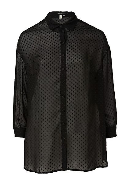 QS Langarmbluse Bluse Leicht transparente Bluse im Oversize-Schnitt günstig online kaufen