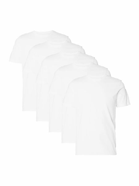 SELECTED Rundhalsshirt "SLHCORMAC SS O-NECK TEE 5 PACK NOOS" Packung, 5 Stk günstig online kaufen