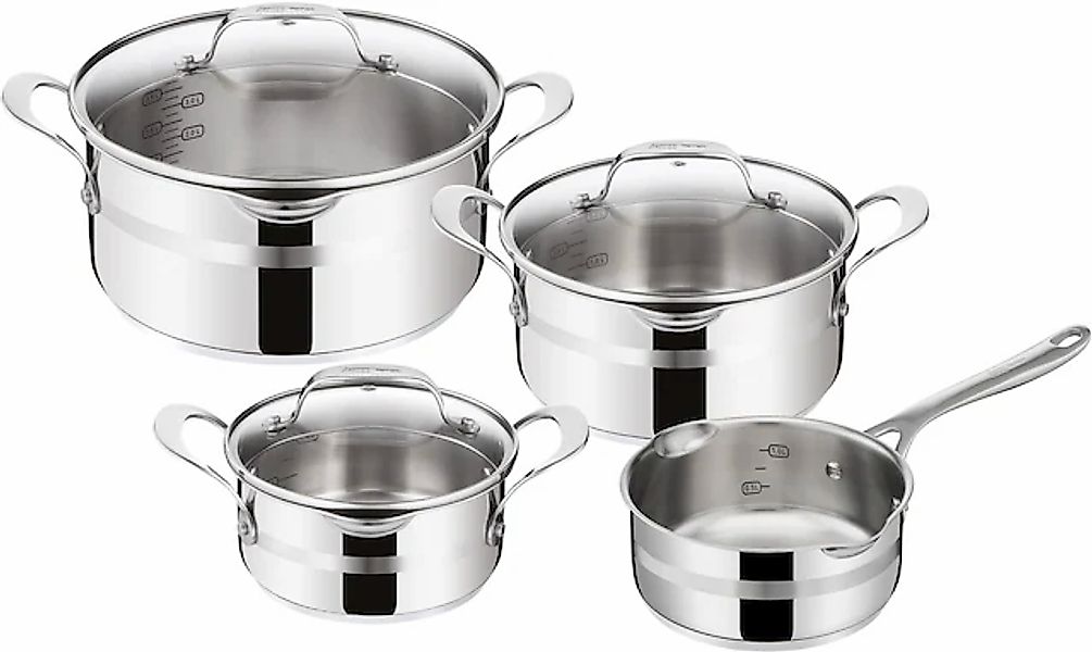 Tefal Topf-Set »E311S7 Jamie Oliver Cook Smart« Edelstahl Set, 1x Stielkass günstig online kaufen