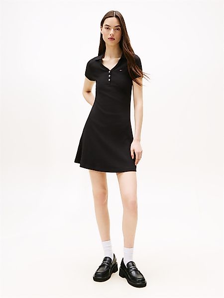 Tommy Jeans  Kurze Kleider TJW F F RIB POLO DRESS EXT günstig online kaufen