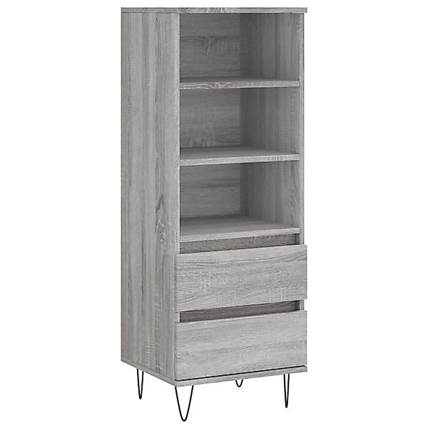 vidaXL Highboard Grau Sonoma 40x36x110 cm Holzwerkstoff 831514 günstig online kaufen