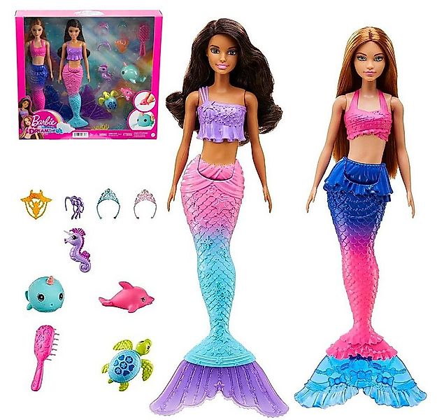 Barbie Anziehpuppe Ocean Adventure Barbie HBW89 Meerjungfrauen-Puppen im Sp günstig online kaufen