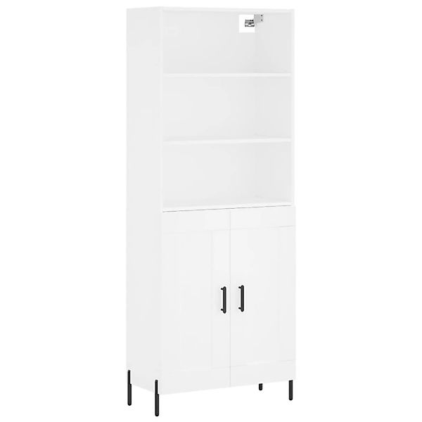 vidaXL Highboard Weiß 69,5x34x180 cm Holzwerkstoff 3189965 günstig online kaufen