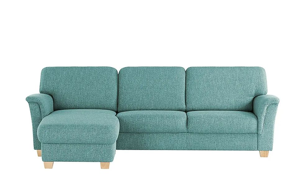 smart Ecksofa  Valencia ¦ türkis/petrol ¦ Maße (cm): B: 265 H: 90 T: 173.0 günstig online kaufen