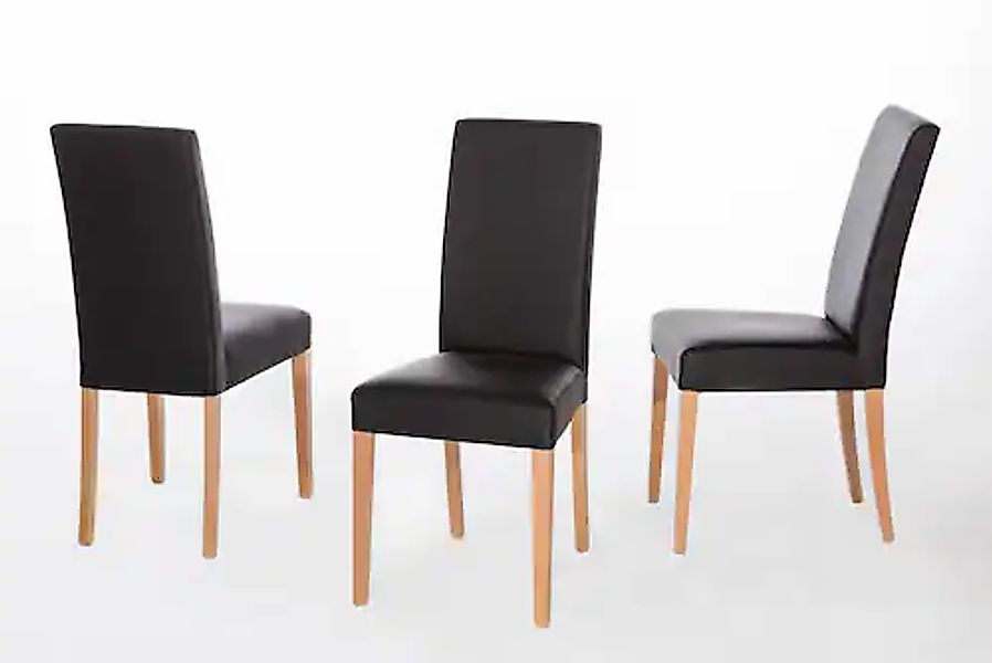 Home affaire 4-Fußstuhl »Lea« (Set) 2 Stk. Kunstleder günstig online kaufen