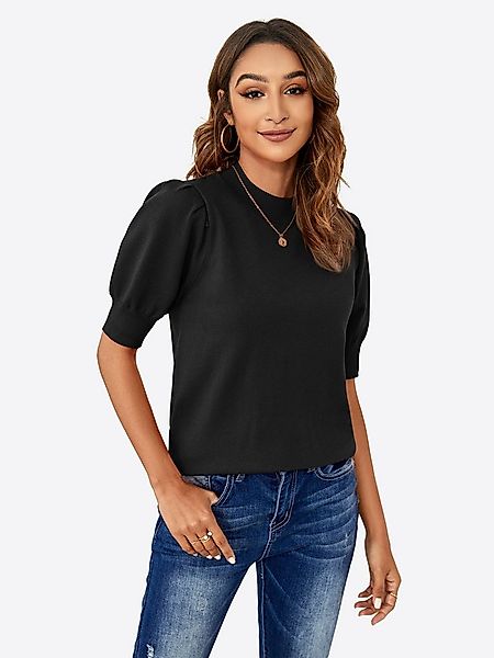 Imily Bela Sweater Damen Kurzarm-Strickpullover (Packung, 1-tlg., 1per-Pack günstig online kaufen